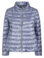 Light Blue Mock Collar Jacket 1