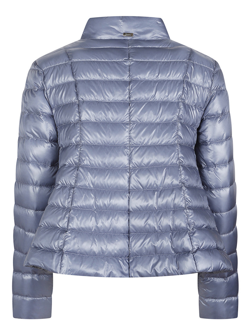 Light Blue Mock Collar Jacket 2
