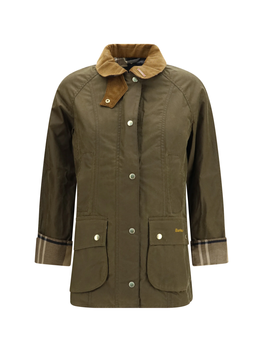 Dark Green Shirt Collar Jacket 1