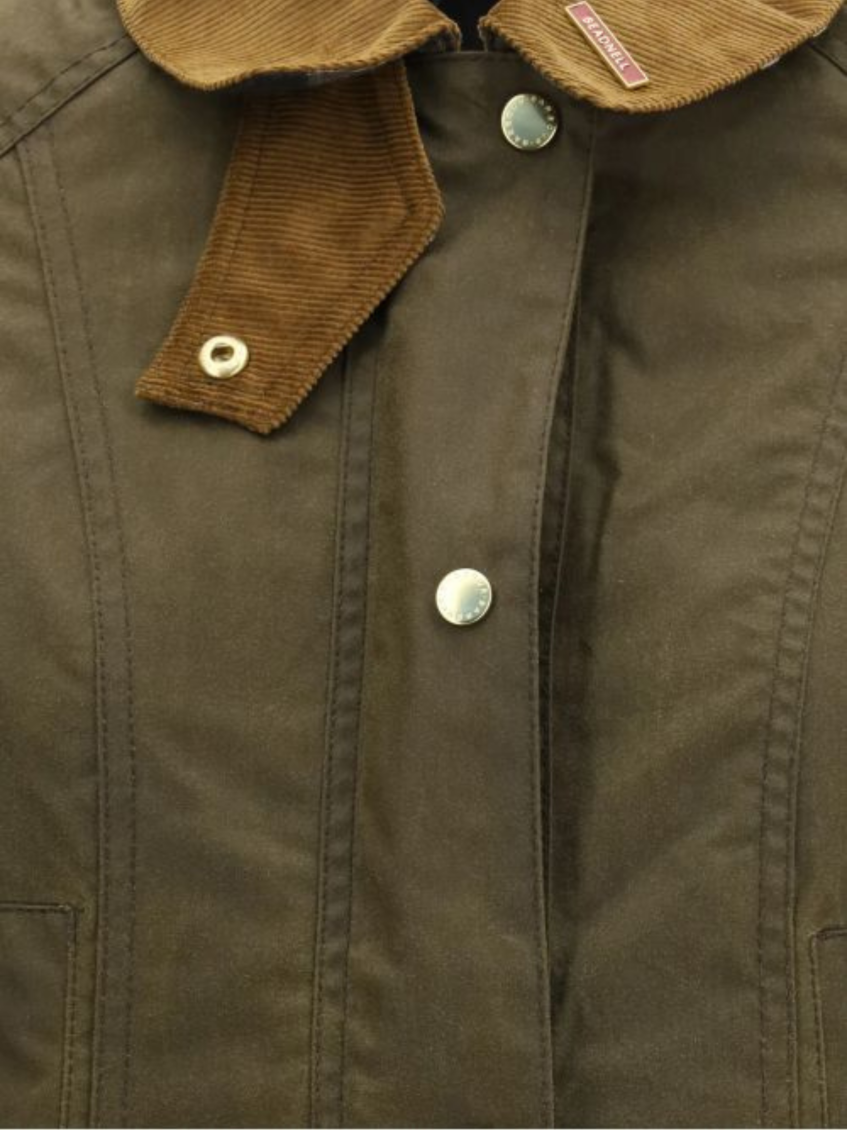 Dark Green Shirt Collar Jacket 3