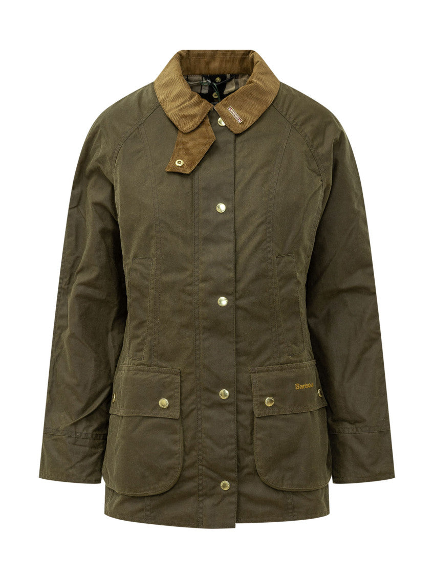Green Shirt Collar Jacket 1