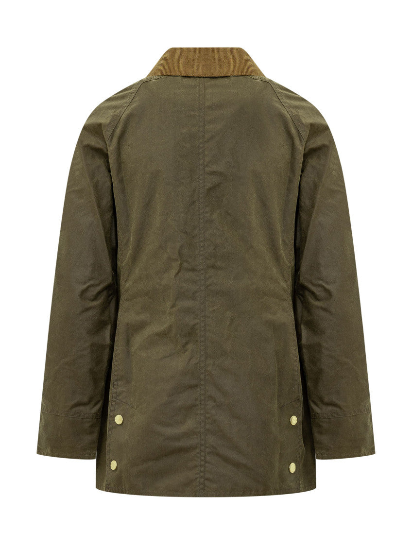 Green Shirt Collar Jacket 2