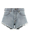 Light Blue Distressed Shorts 1