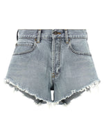 Light Blue Distressed Shorts 1