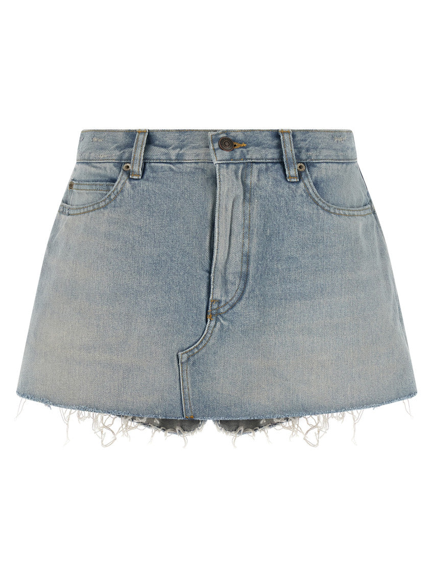 Light Blue Solid Short 1