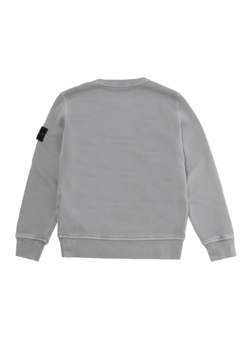 Boys Grey Cotton Sweatshirt 2