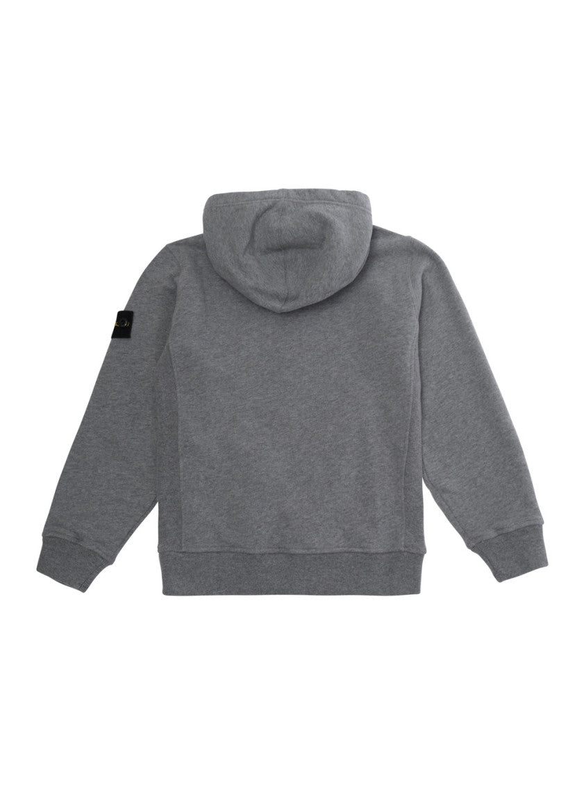 Boys Grey Cotton Hoodie 2