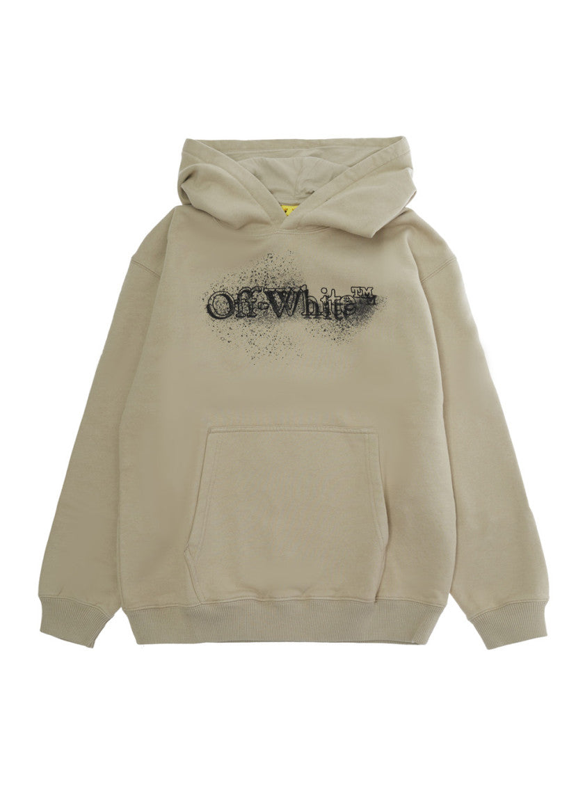 Boys Beige Logo Hoodie 1