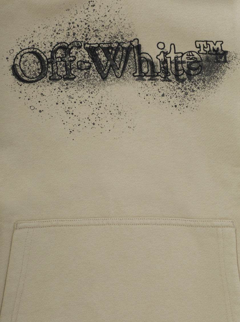 Boys Beige Logo Hoodie 3