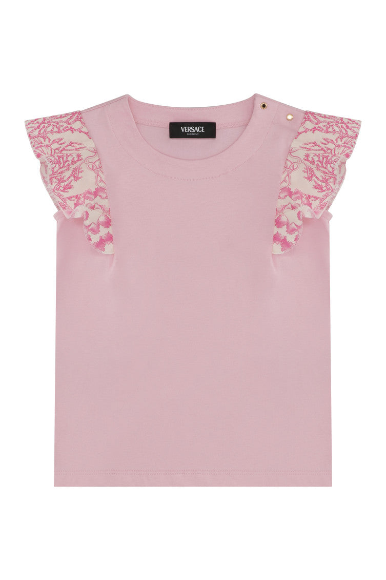 Girls Pink Floral T-Shirt 1