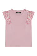 Girls Pink Floral T-Shirt 1