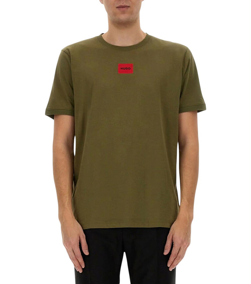 Green Crew Neck T-Shirt 1