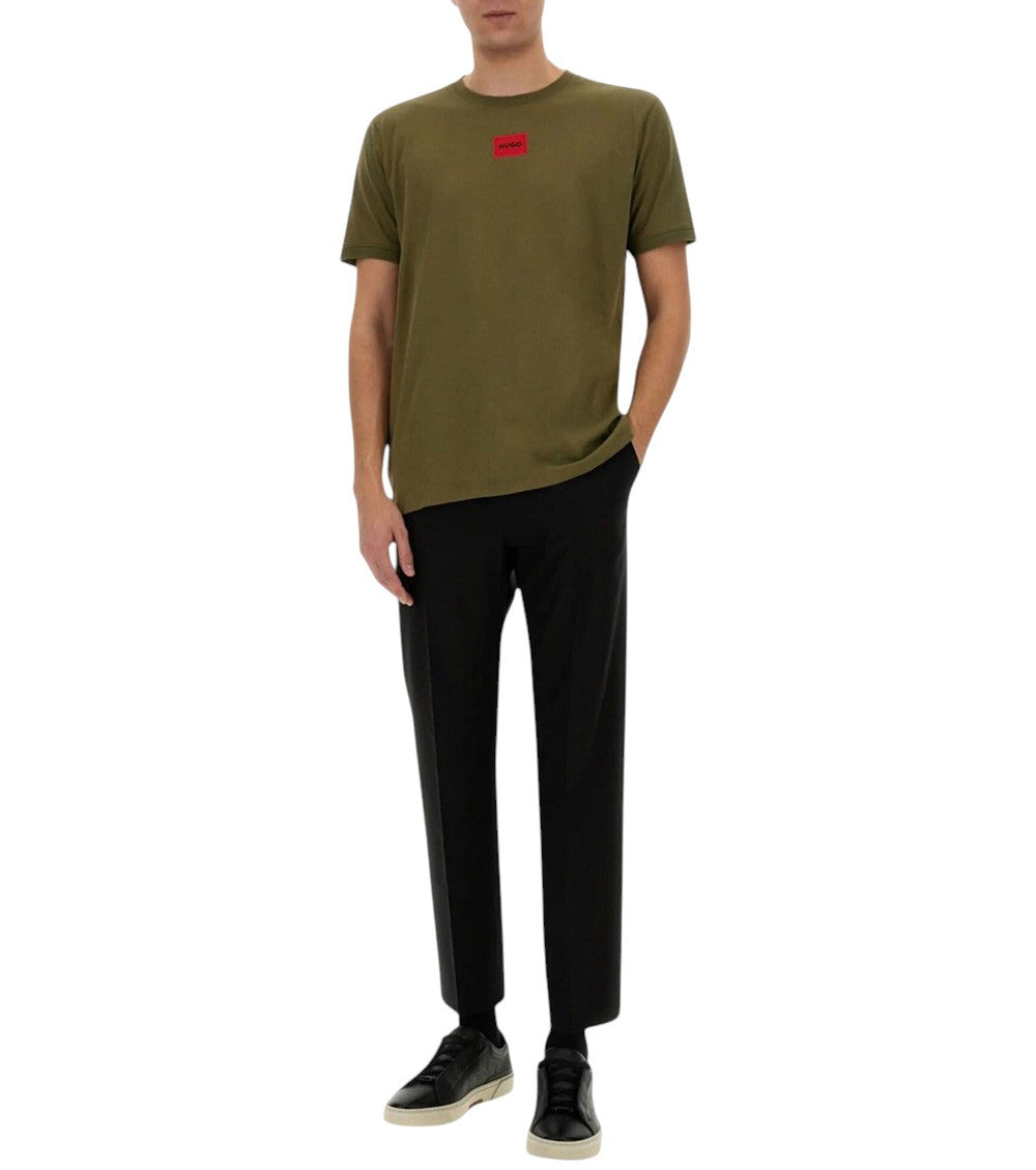 Green Crew Neck T-Shirt 3