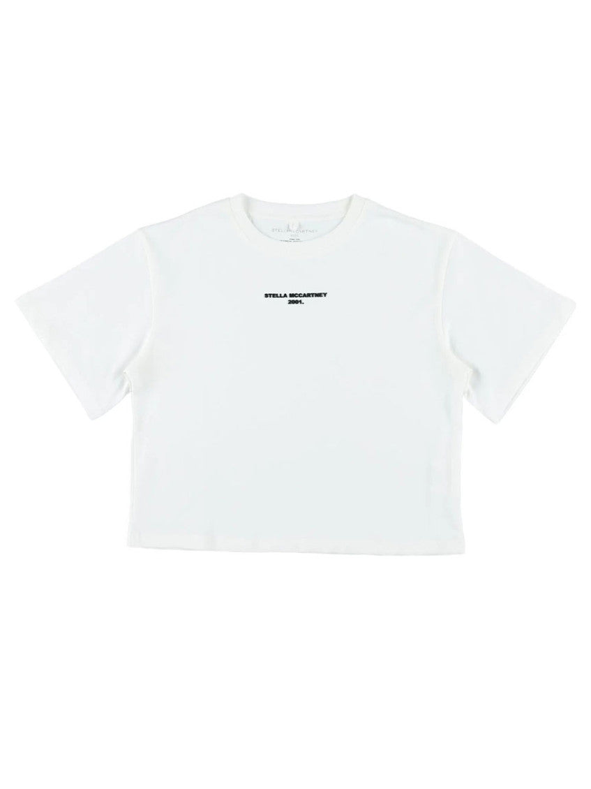 Girls White Logo T-Shirt 1