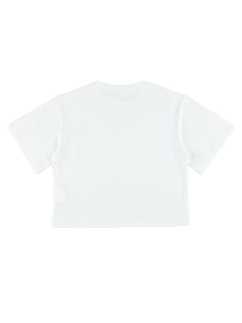 Girls White Logo T-Shirt 2