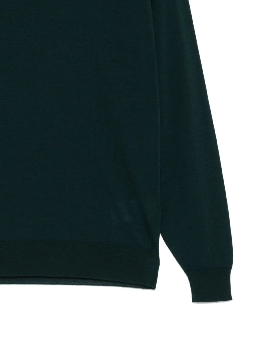 Dark Green Wool Sweater 3