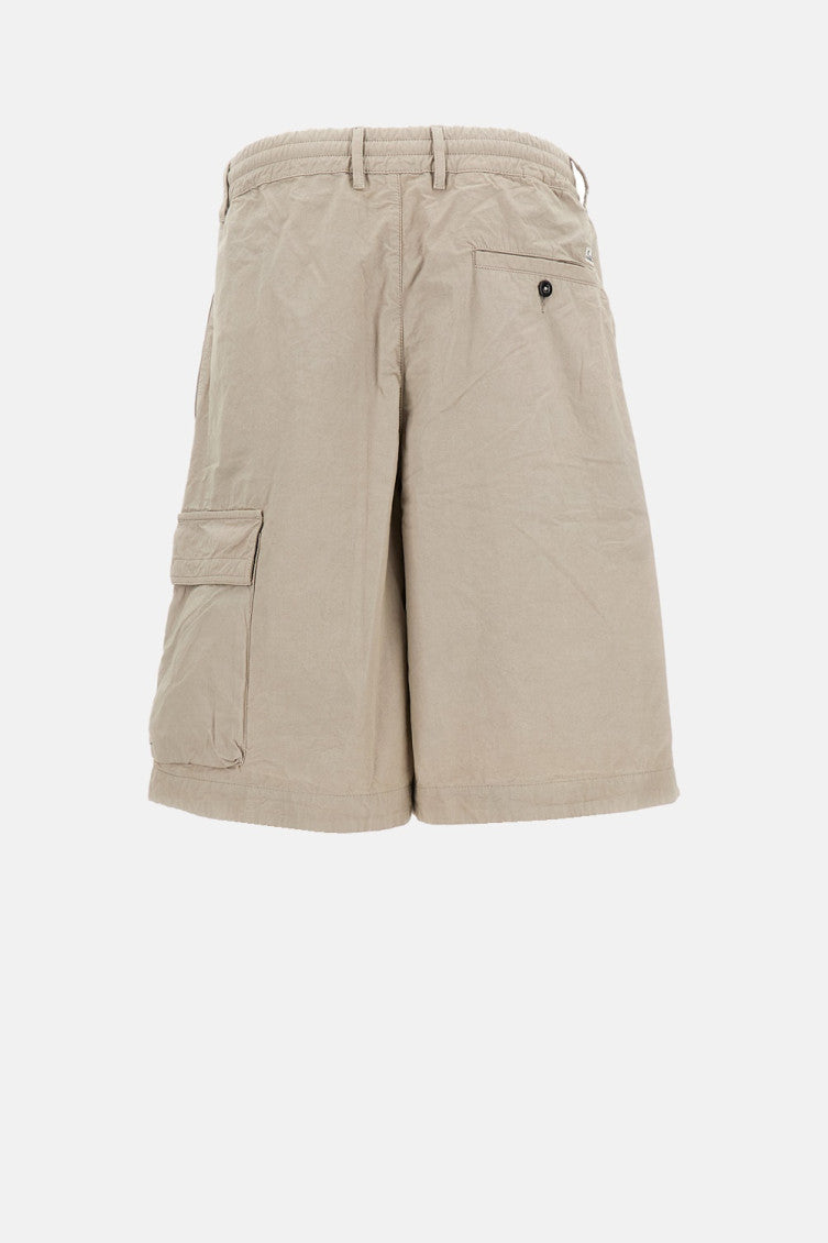 Beige Boxy Shorts 2