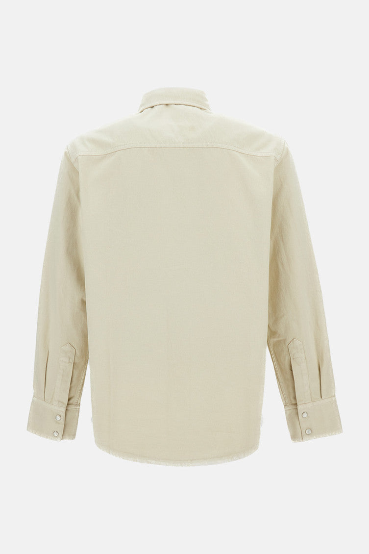 Beige Cotton Shirt 2