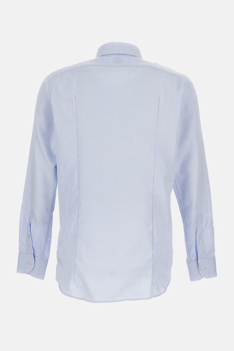 Blue Classic Cotton Shirt 2