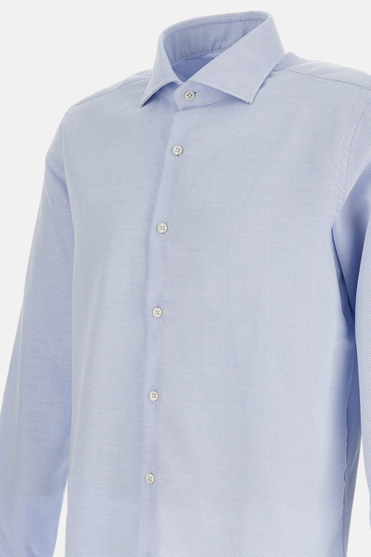 Blue Classic Cotton Shirt 3