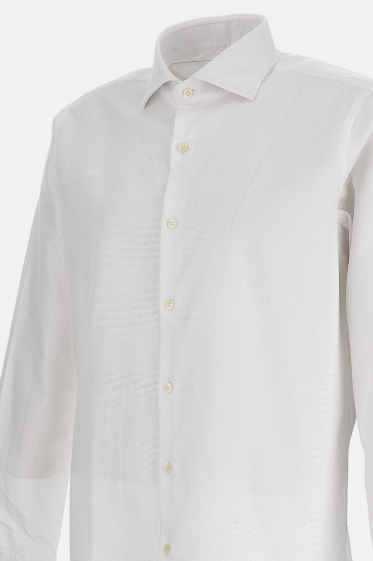 White Classic Cotton Shirt 3