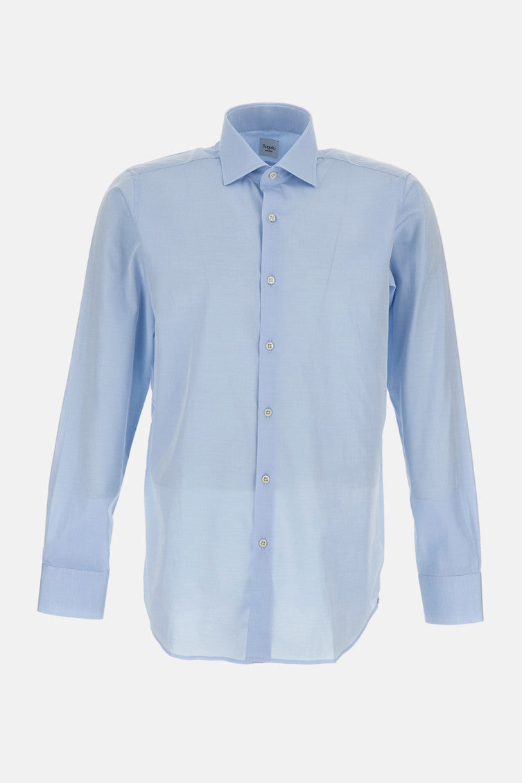 Blue Classic Cotton Shirt 1