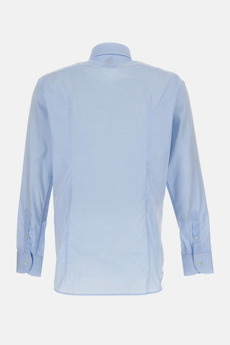 Blue Classic Cotton Shirt 2