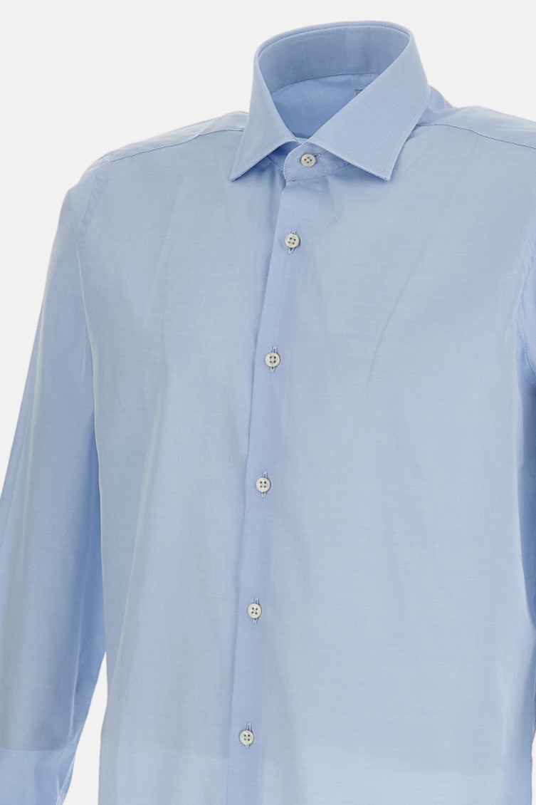Blue Classic Cotton Shirt 3