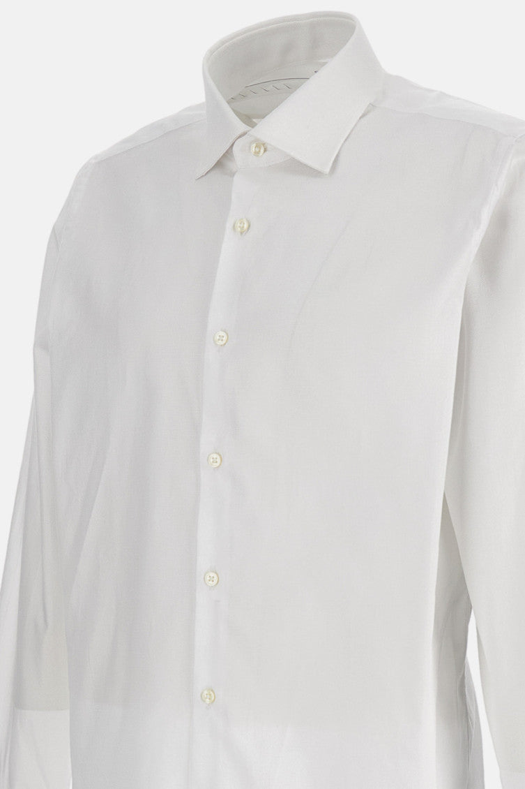 White Classic Cotton Shirt 3