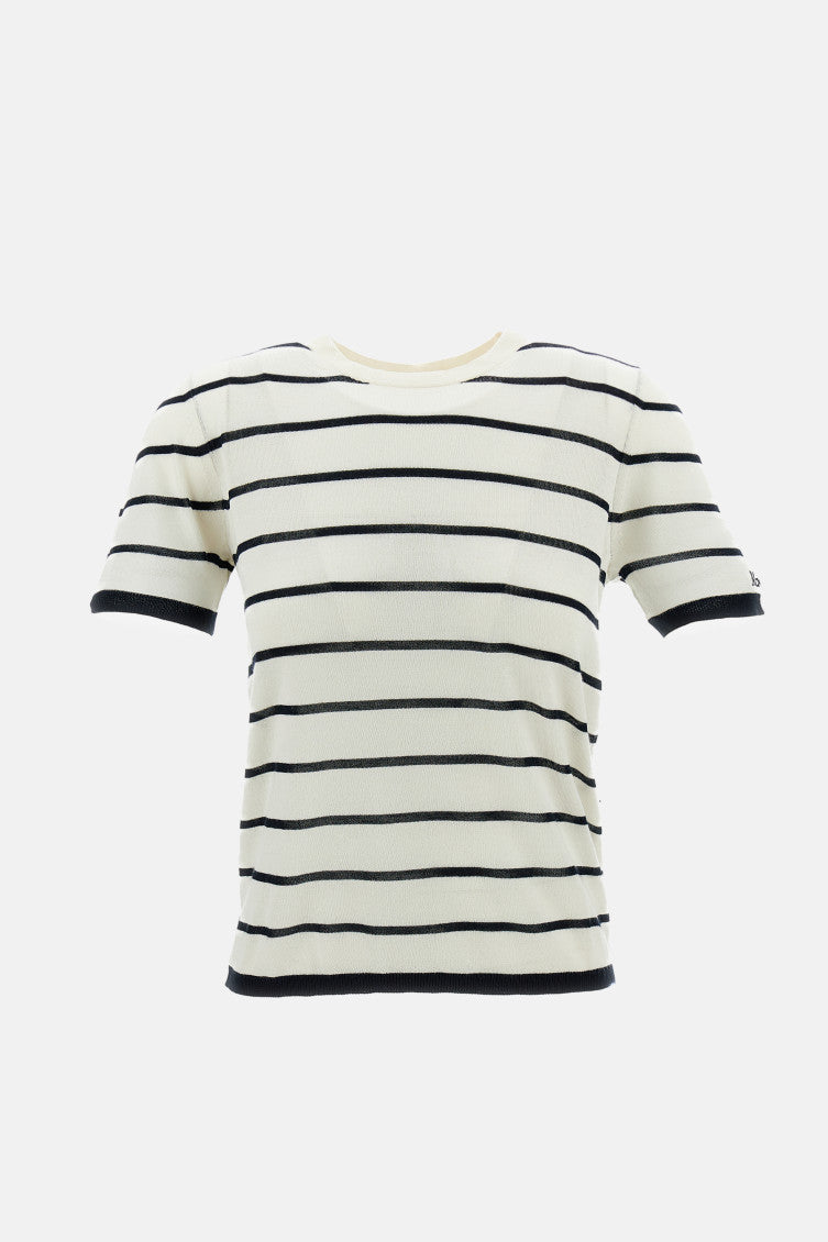 White Striped T-Shirt 1