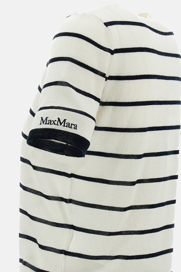 White Striped T-Shirt 4