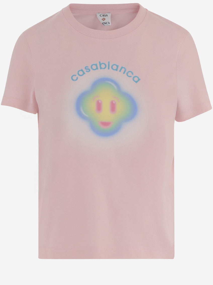 Peach Cotton T-Shirt 1
