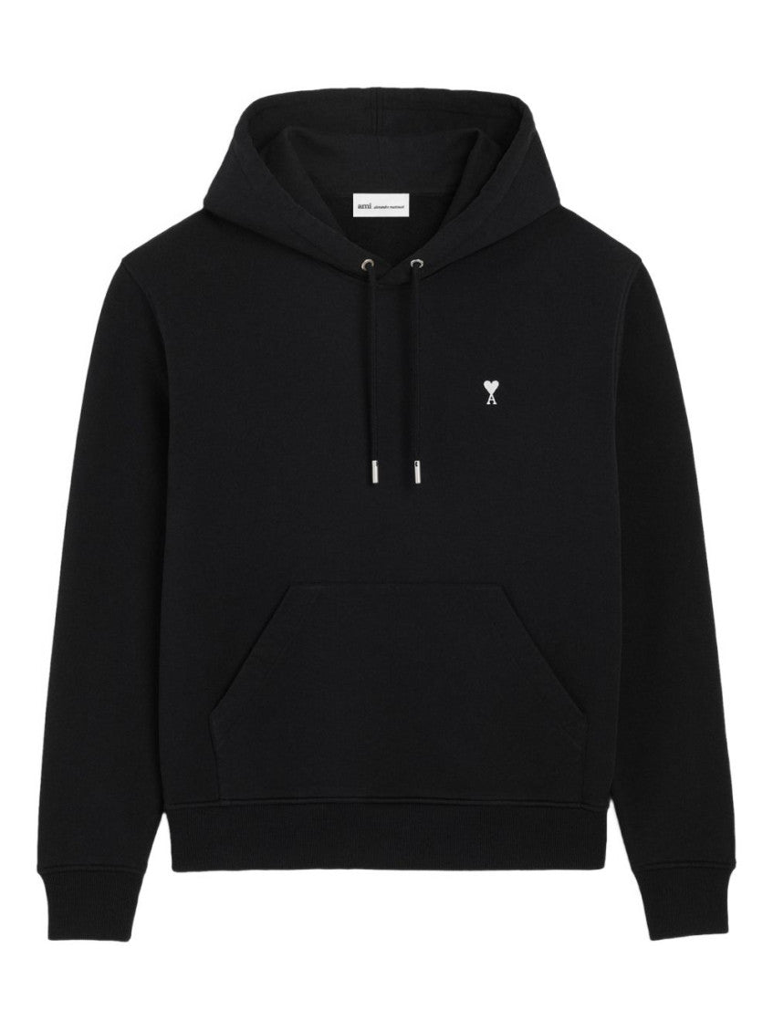 Black Cotton Hoodie 1