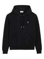 Black Cotton Hoodie 1