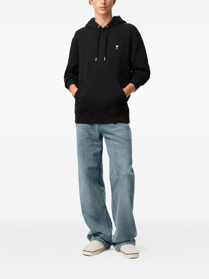 Black Cotton Hoodie 3