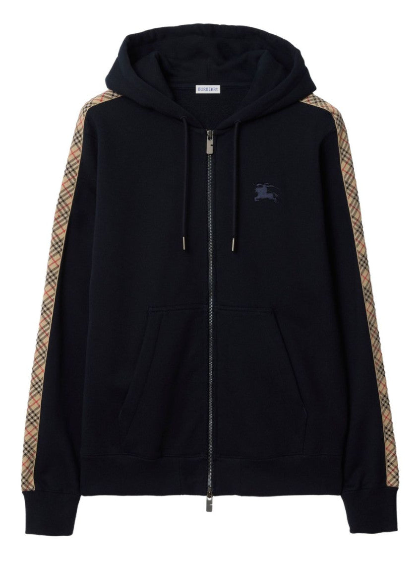 Navy Blue Cotton Hoodie 5
