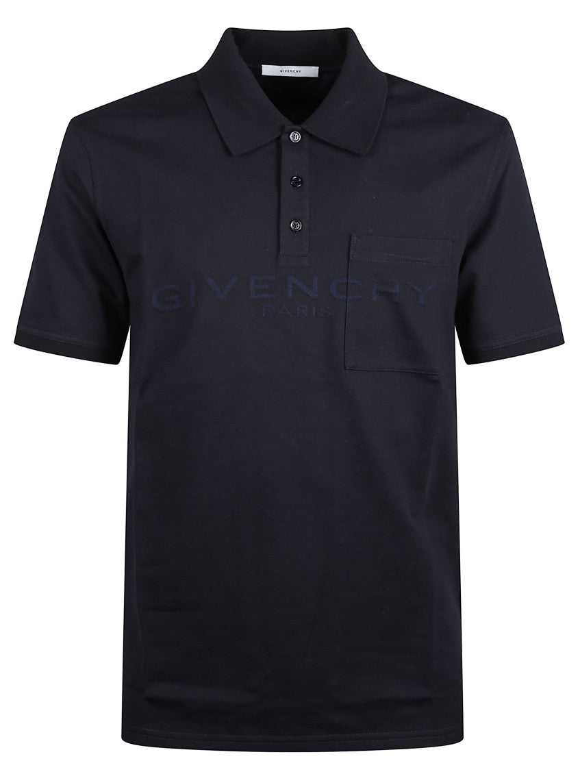 Navy Blue Regular-Fit Polo 1