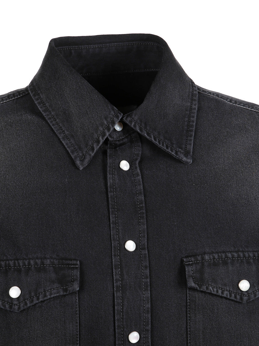 Black Denim Shirt 3