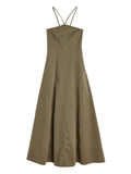 Green Poise Long Dress 1