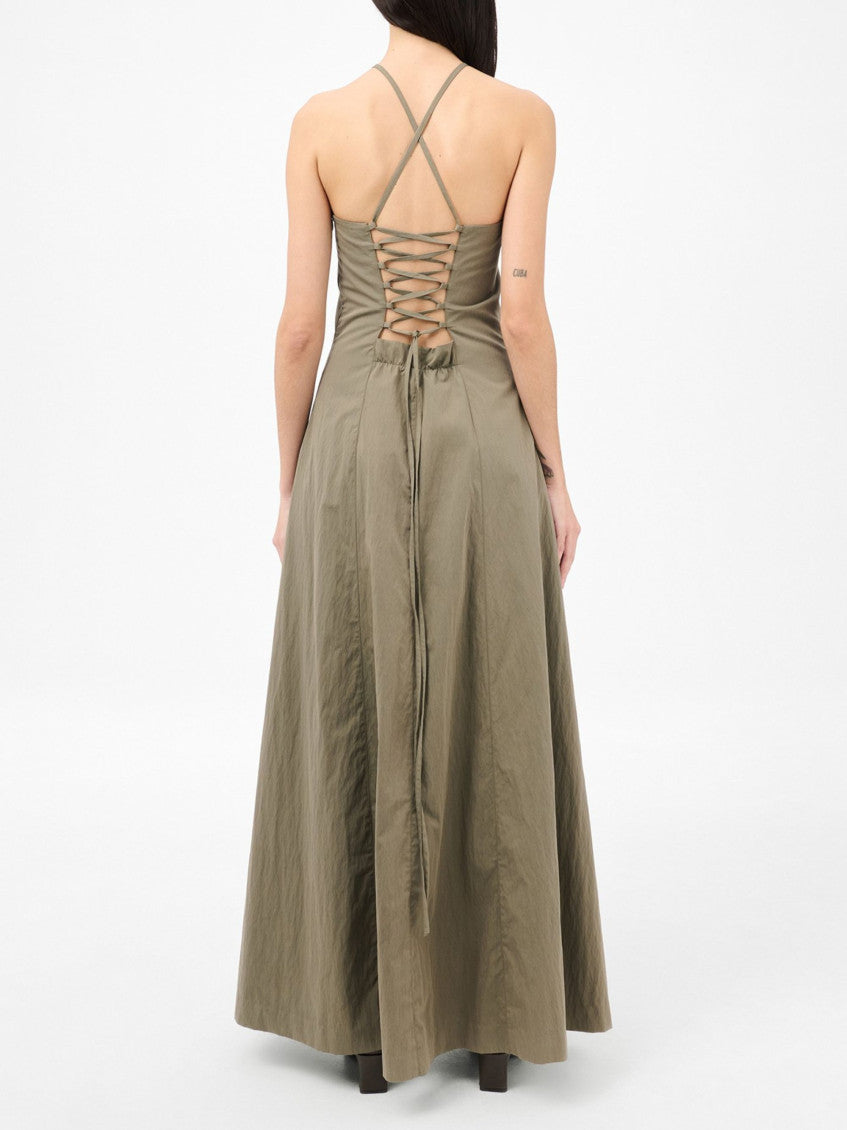 Green Poise Long Dress 3
