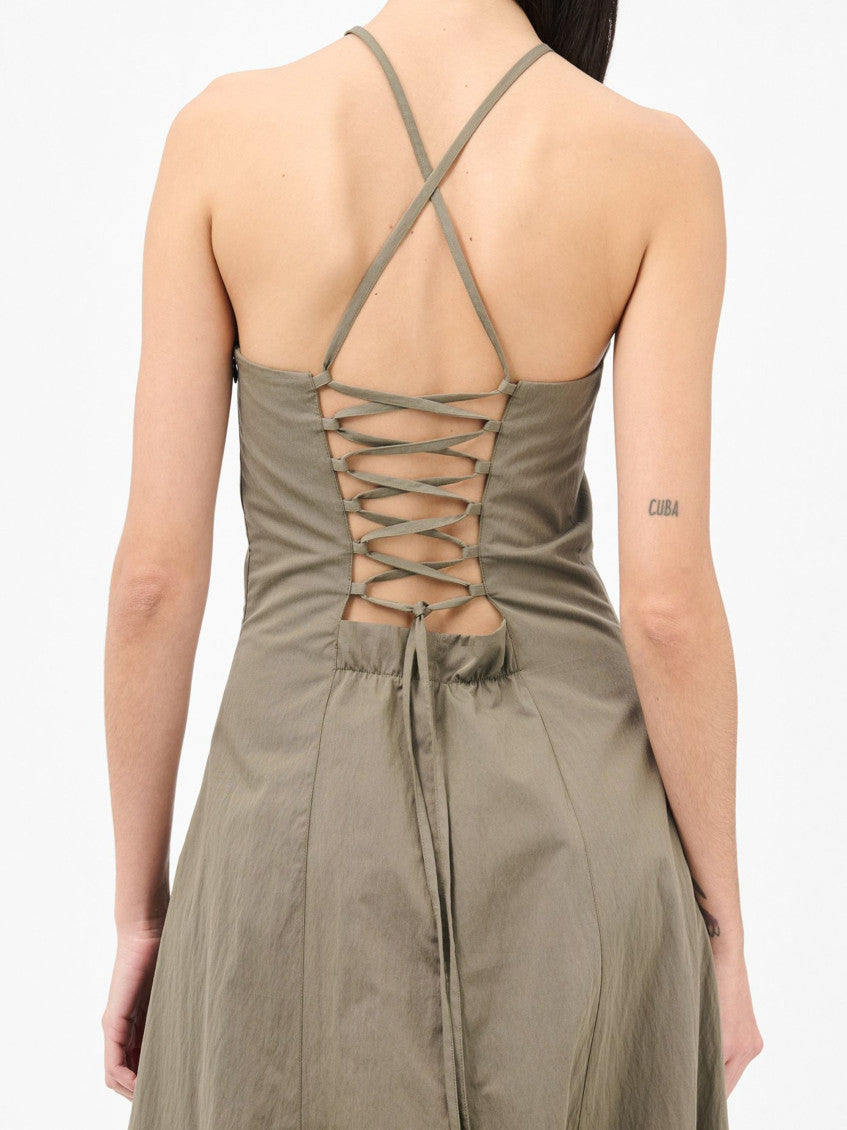 Green Poise Long Dress 5