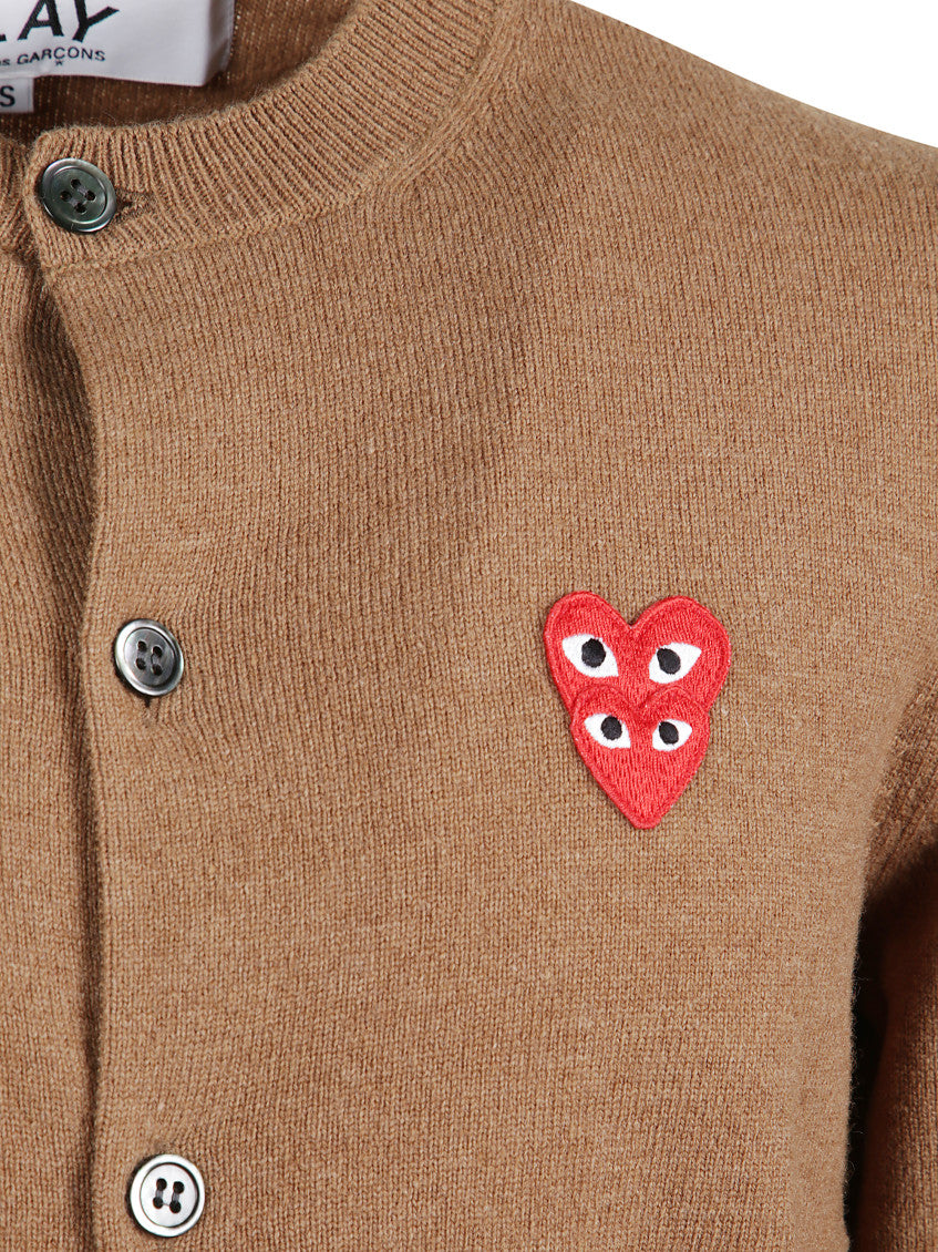 Brown Heart Cardigan 3