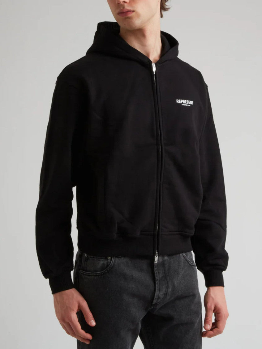 Black Logo Hoodie 3