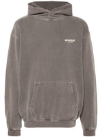Brown Logo Hoodie 1