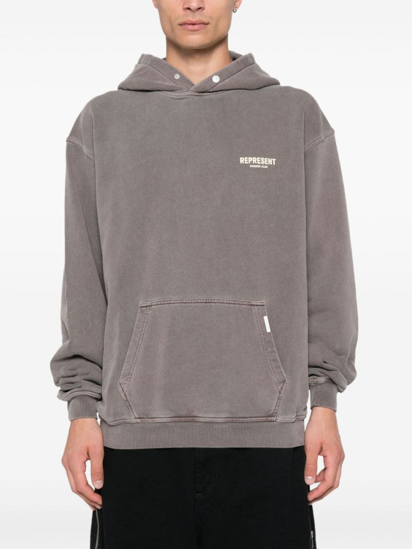 Brown Logo Hoodie 2