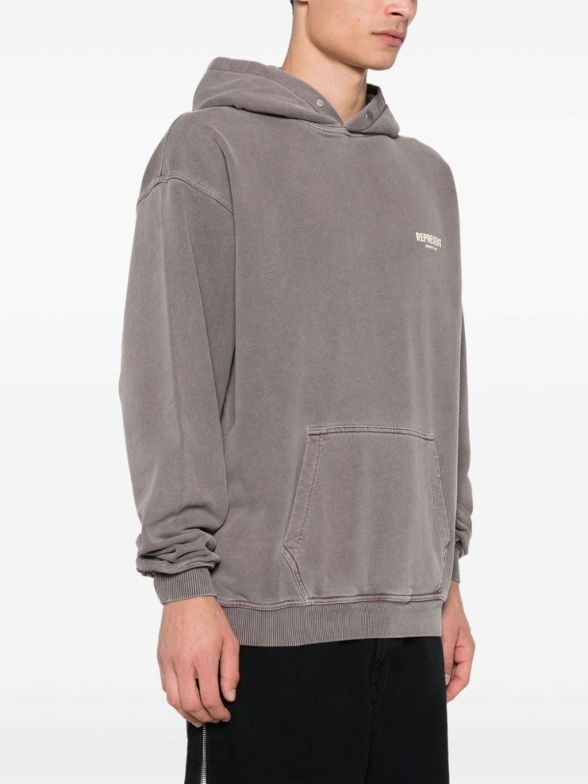 Brown Logo Hoodie 3