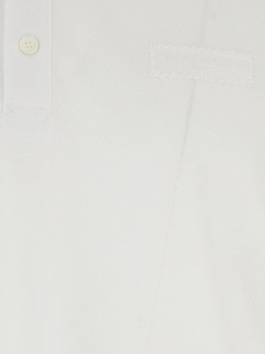 White Logo Polo 3