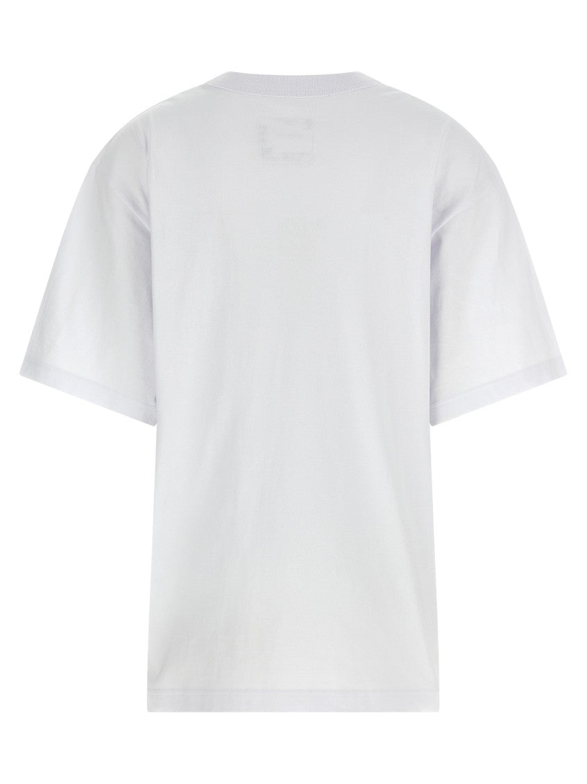 White Crew Neck T-Shirt 2