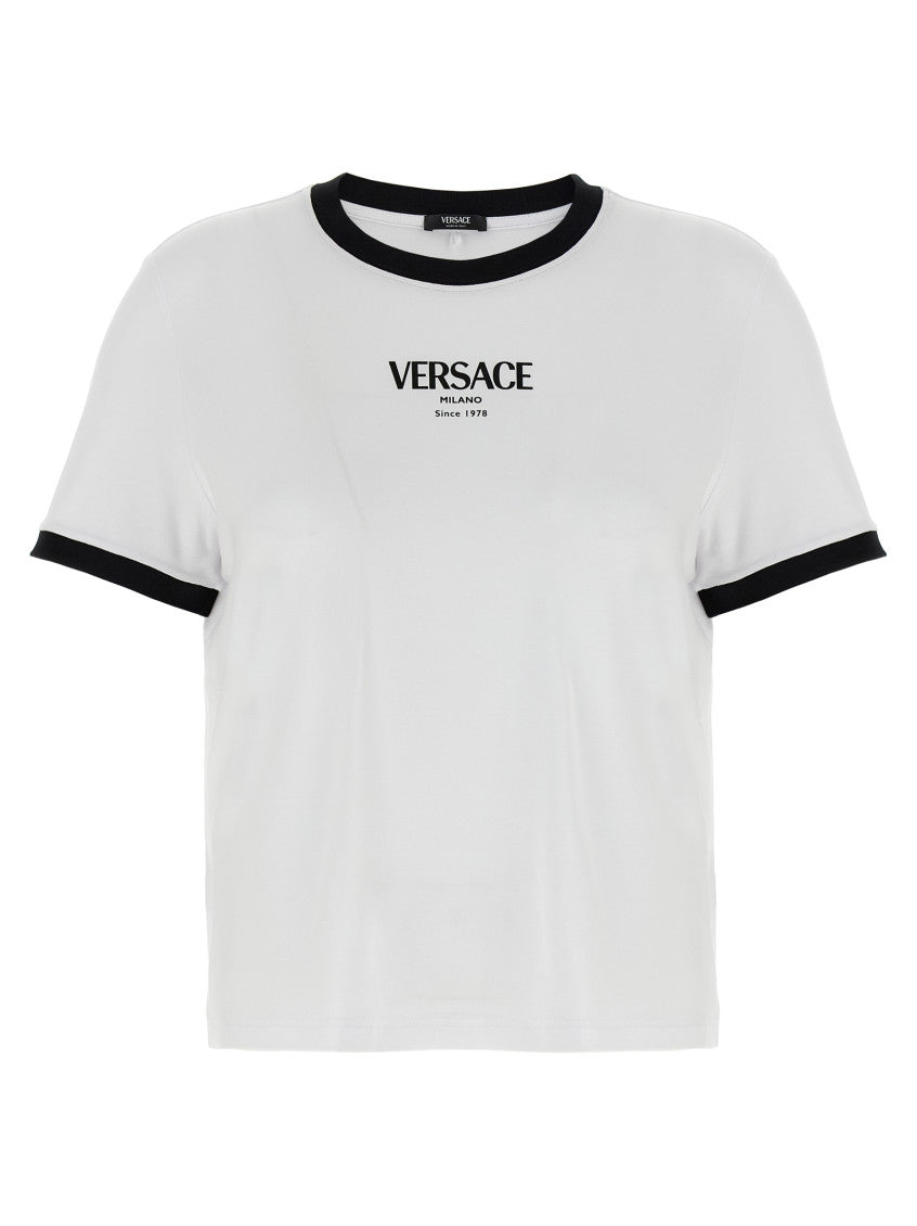 White Black Logo T-shirt 1