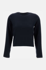 Navy Blue Crew Neck Sweater 1